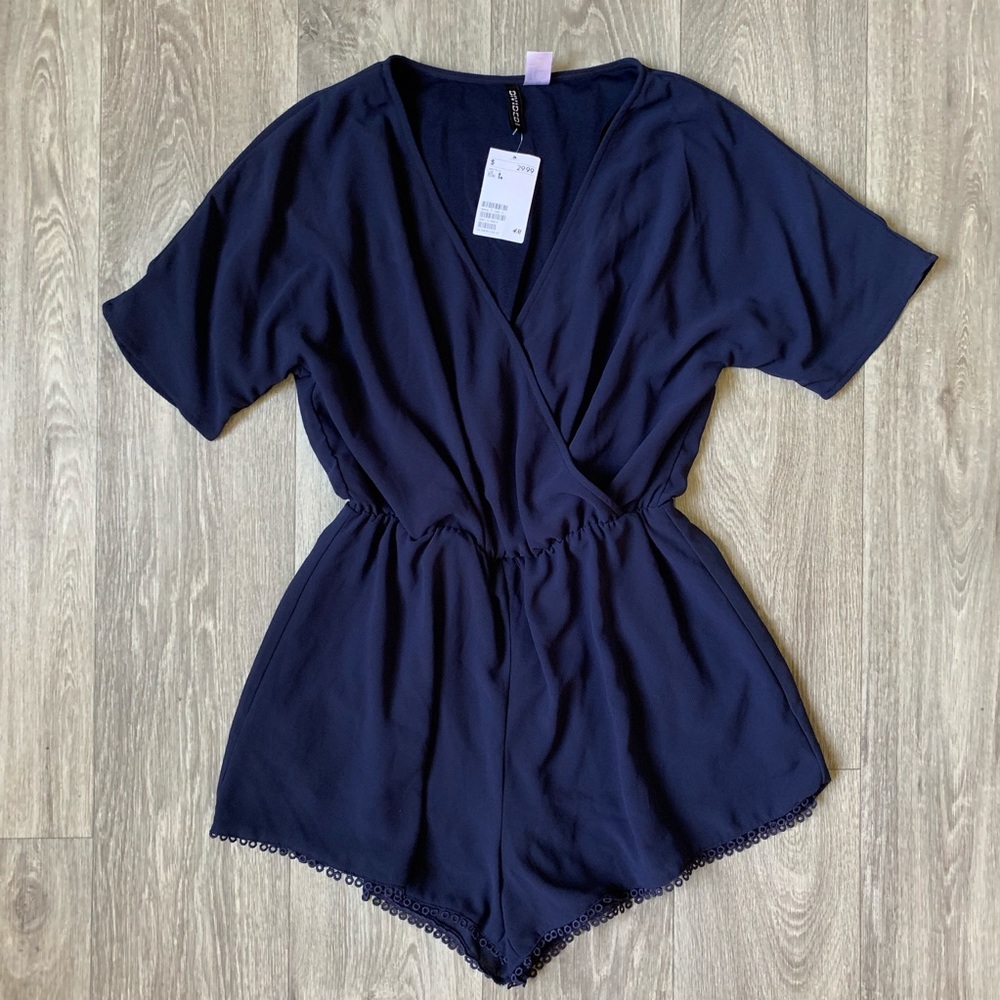 H&M Blue Romper